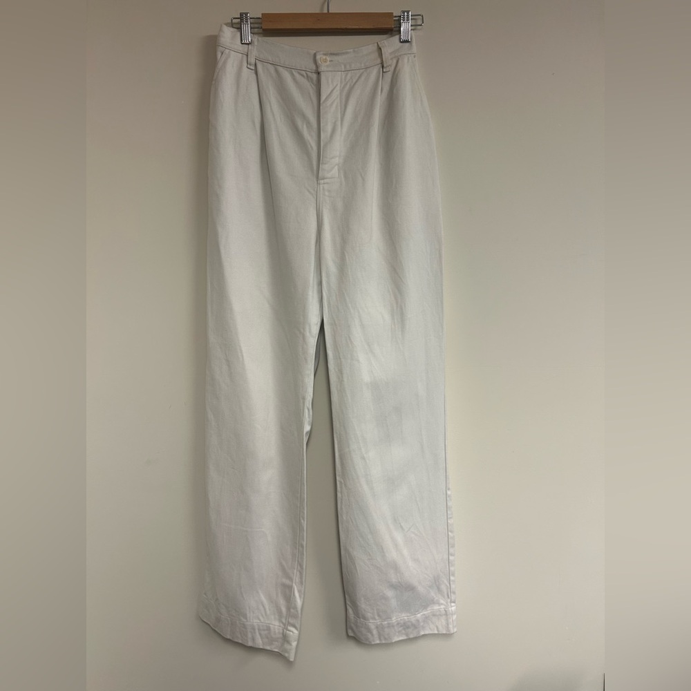 James Street Co Klein Pant Cream Trousers Women’s Size M